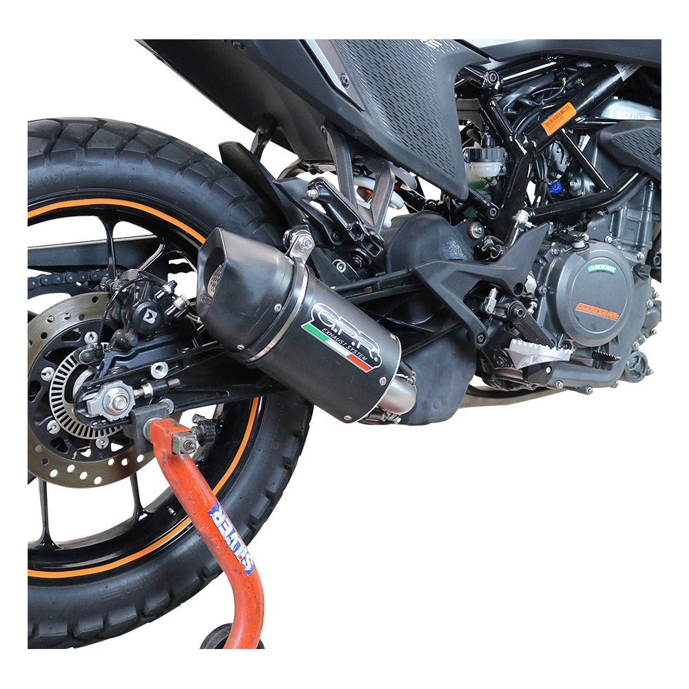 GPR-Exhaust---Furore-Nero-RACING-Slip-on-for-Adventure-250-from-2020-to-2024-Link-Pipe