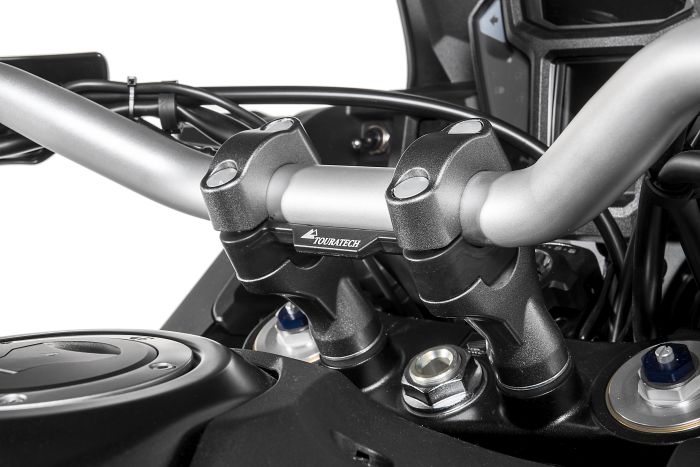 Touratech - Handlebar riser joined, 20 mm, type 44, for Honda CRF1000L Africa Twin, black