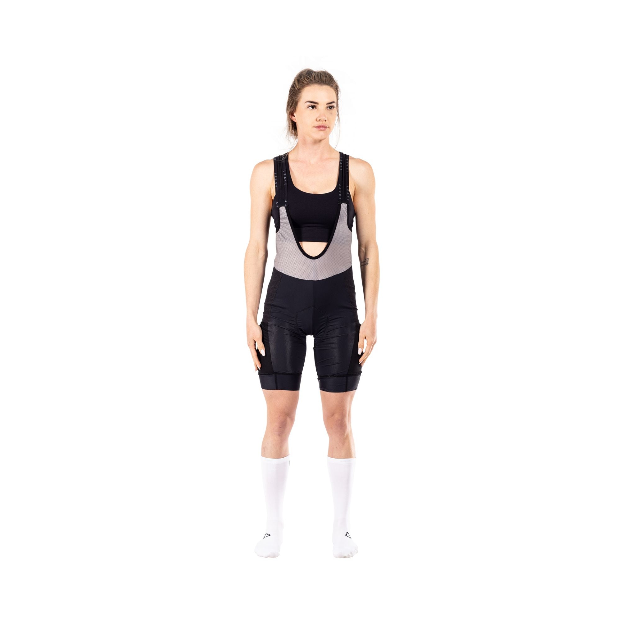 LEATT APPAREL BIB SHORTS 5.0 ENDURANCE WOMENS BLACK XXL