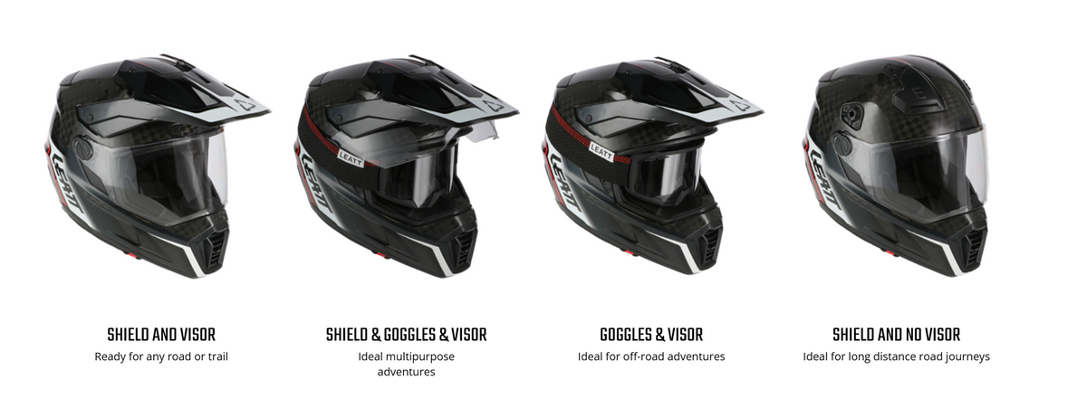 Leatt - ADV 8.5 Dual Sport Helmet and Goggles