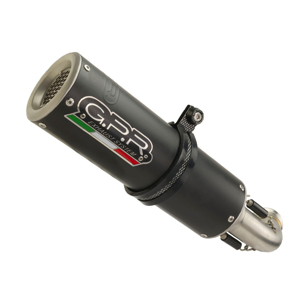 GPR-Exhaust---M3-Black-Titanium-Full-Line-for-BN-125-from-2018-to-2020-dB-Killer-Catalyst