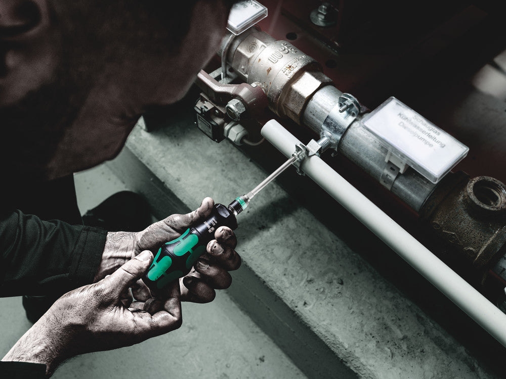 Wera Tools - 826 T Kraftform Turbo bit-holding screwdriver handle with Rapidaptor quick-release chuck