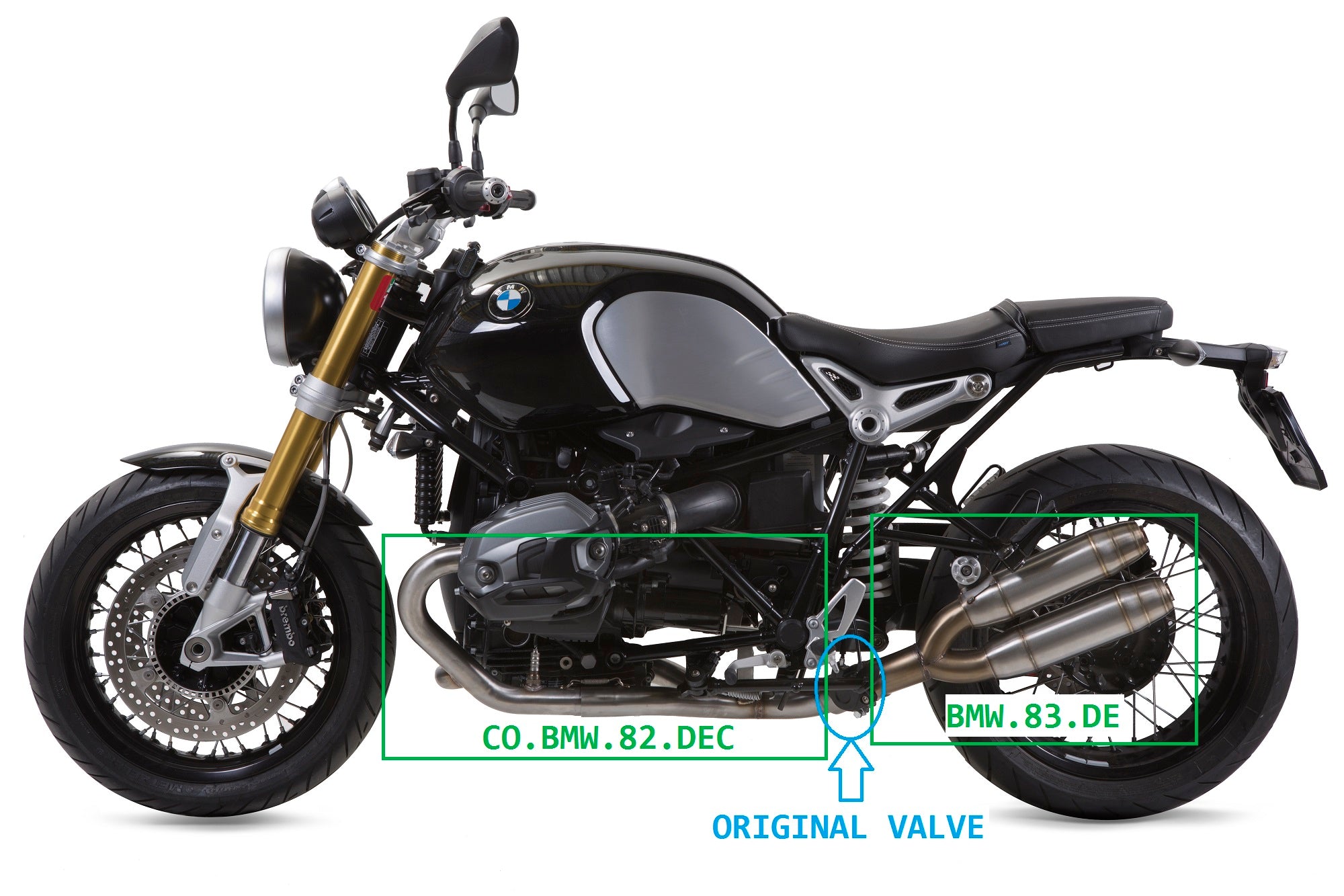 GPR-Exhaust---Deeptone-Inox-Full-Line-for-R-Nine-T-1200-Pure-Racer-Urban-G-S-from-2017-to-2023-dB-Killer-Catalyst