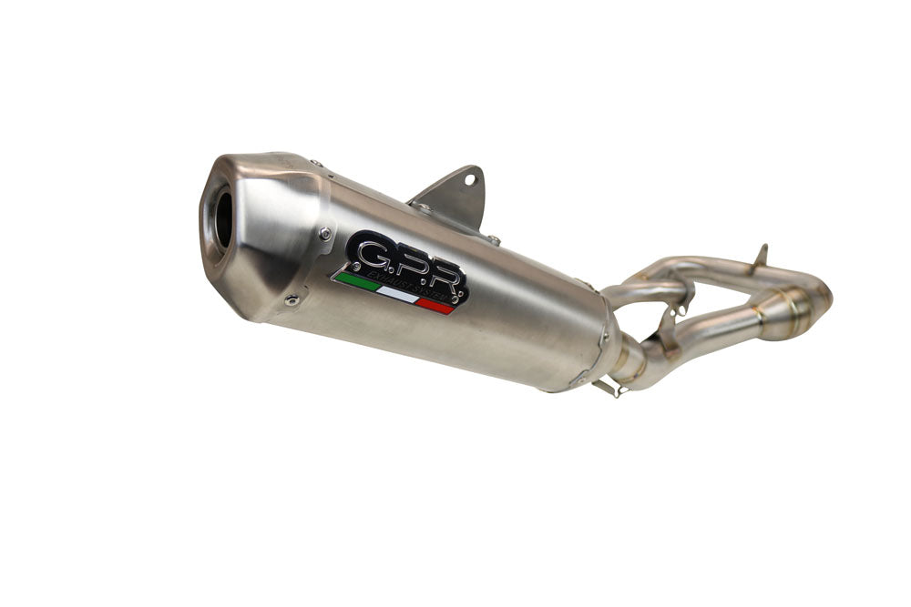 GPR-Exhaust---Pentacross-FULL-Titanium-Full-Line-for-FE-450-from-2024-to-2025-dB-Killer-Spark-Arrestor