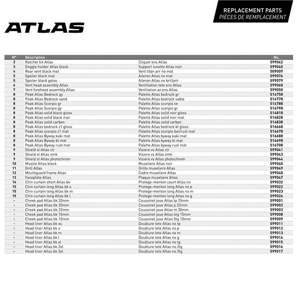 CKX - Peak for Atlas Helmet