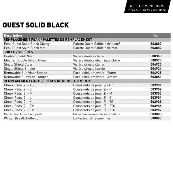 CKX-HELM QUEST RSV SL SOLID BK MAT M CKX 504453 779423062239