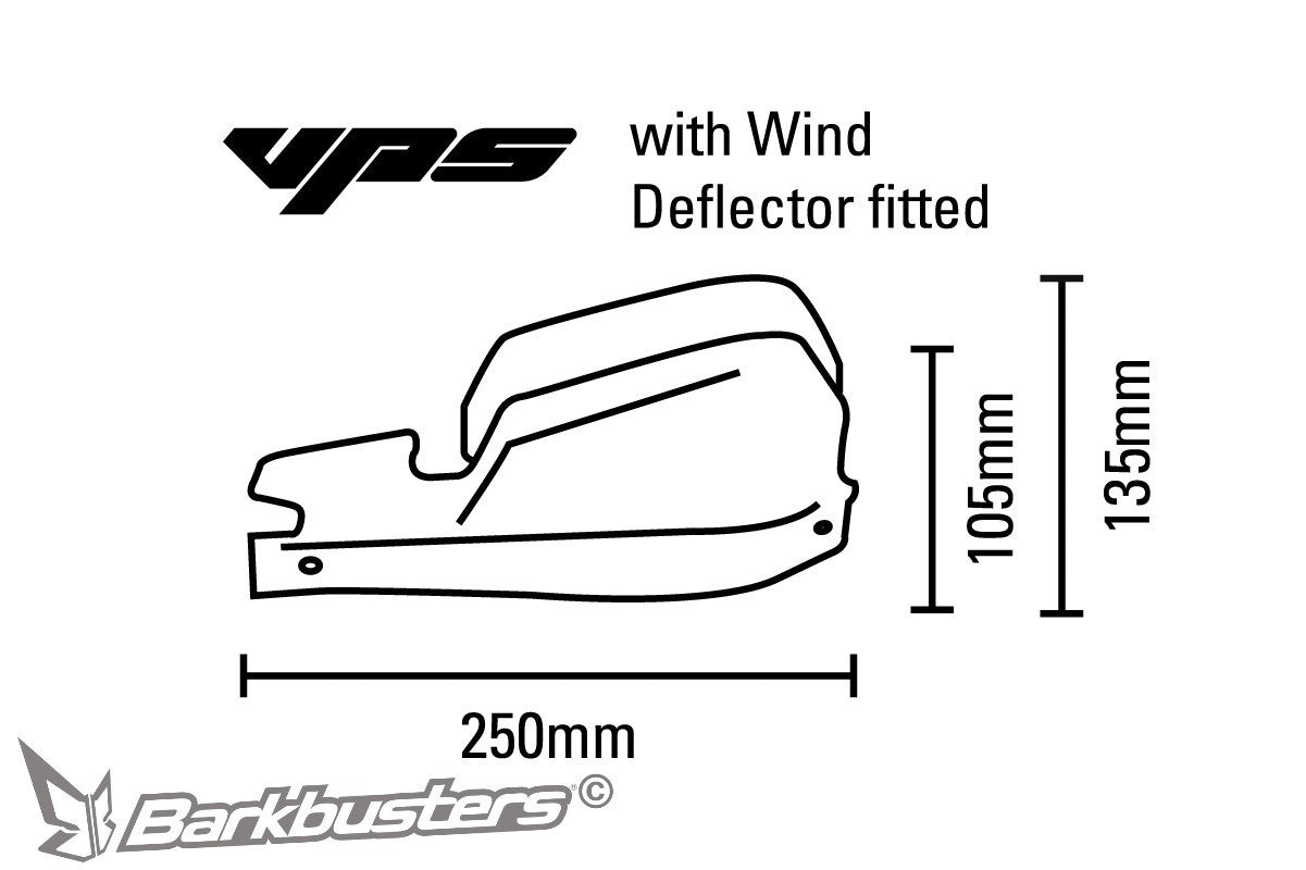 Barkbusters - VPS Motocross Single Point Handguard Kit (VPS-207)