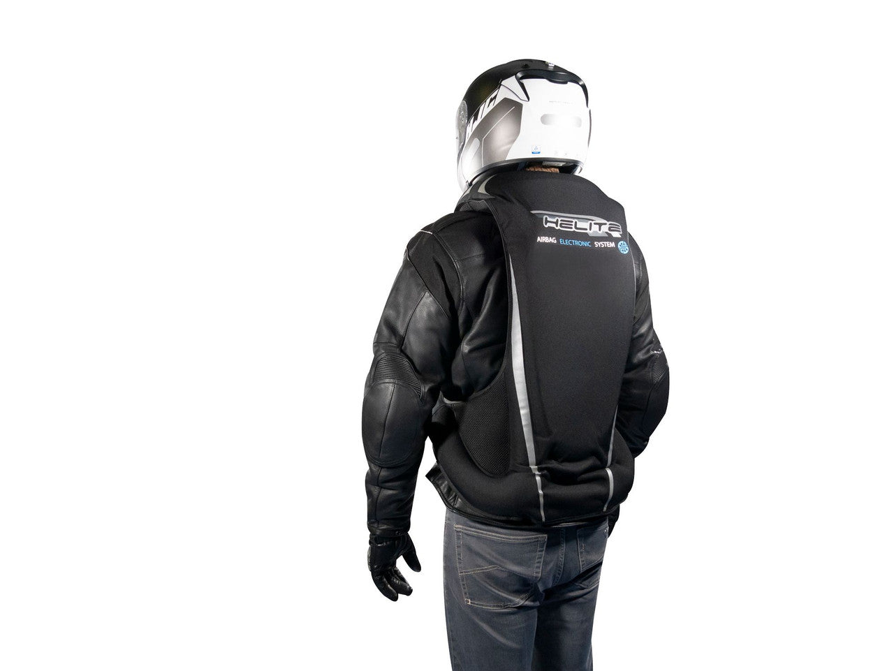 Helite Electronic E-Turtle Black Jacket with Airbag