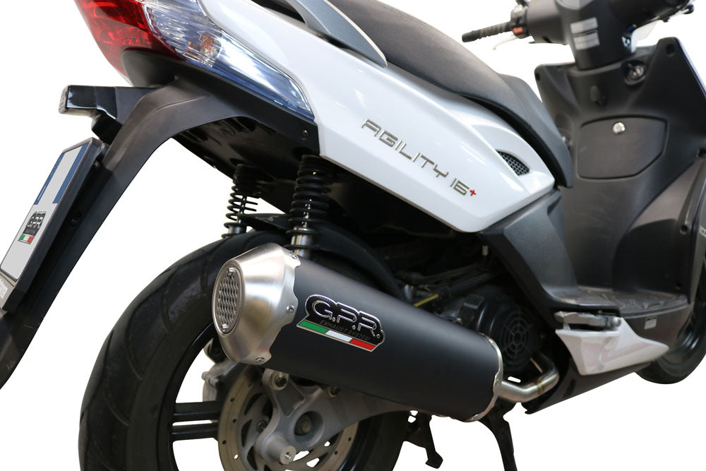 GPR-Exhaust---Evo4-Road-Full-Line-for-Agility-200-I.E.-R16-PLUS-from-2010-to-2014-dB-Killer-Catalyst
