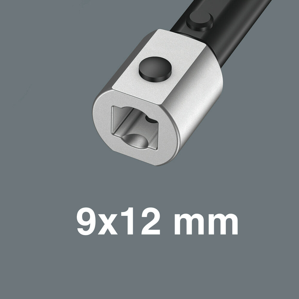 Wera Tools - 7774/1 Bit adapter insert, 1/4", 9x12 mm