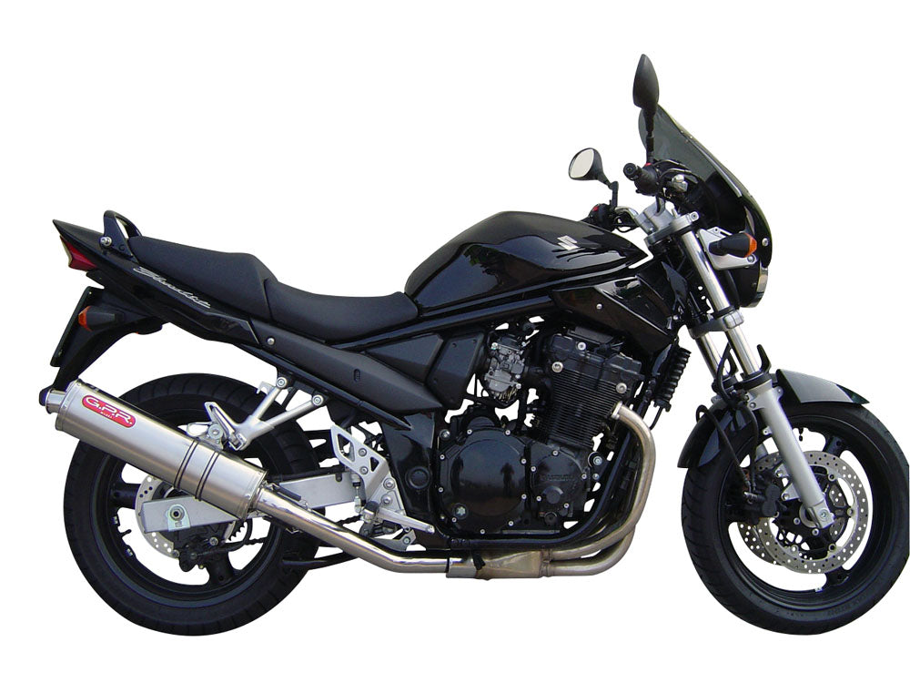 GPR-Exhaust---Trioval-Slip-on-for-GSF-650-Bandit-S-from-2005-to-2006-dB-Killer-Link-Pipe-Catalyst