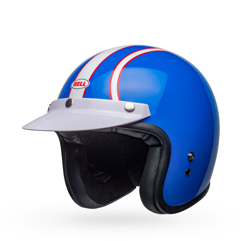 Bell Helmets - Custom 500 'Six Day Mcqueen' Open Face Helmet