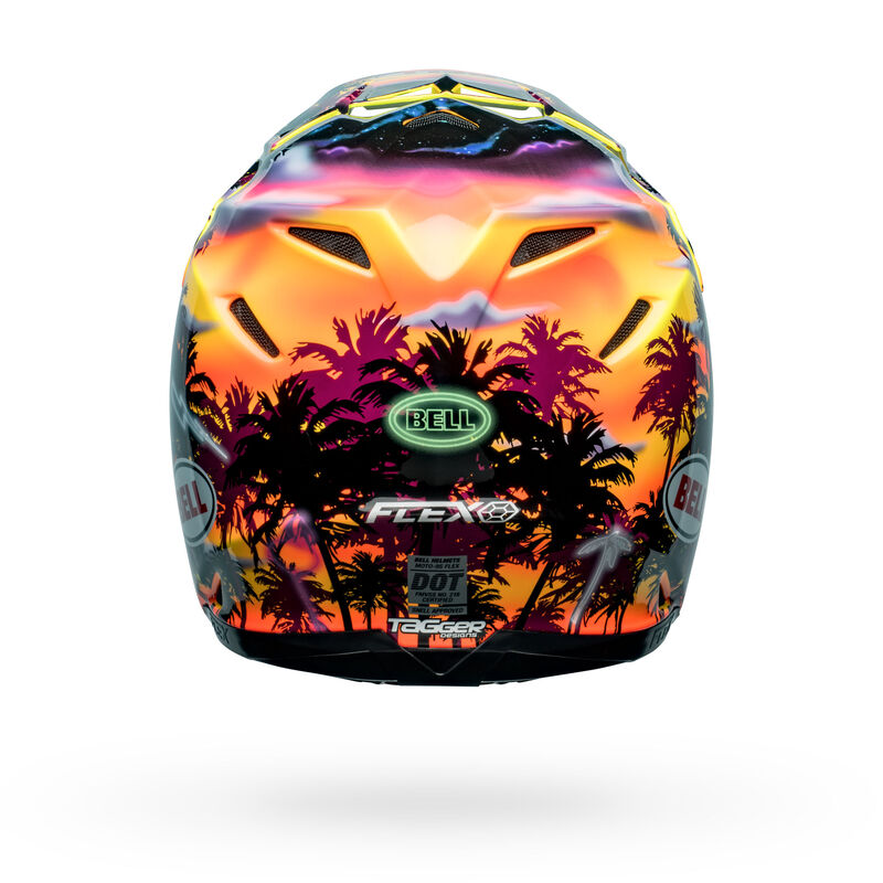 Bell Helmets - Moto-9S Flex 'Tagger Tropical Fever' Off-Road Helmet