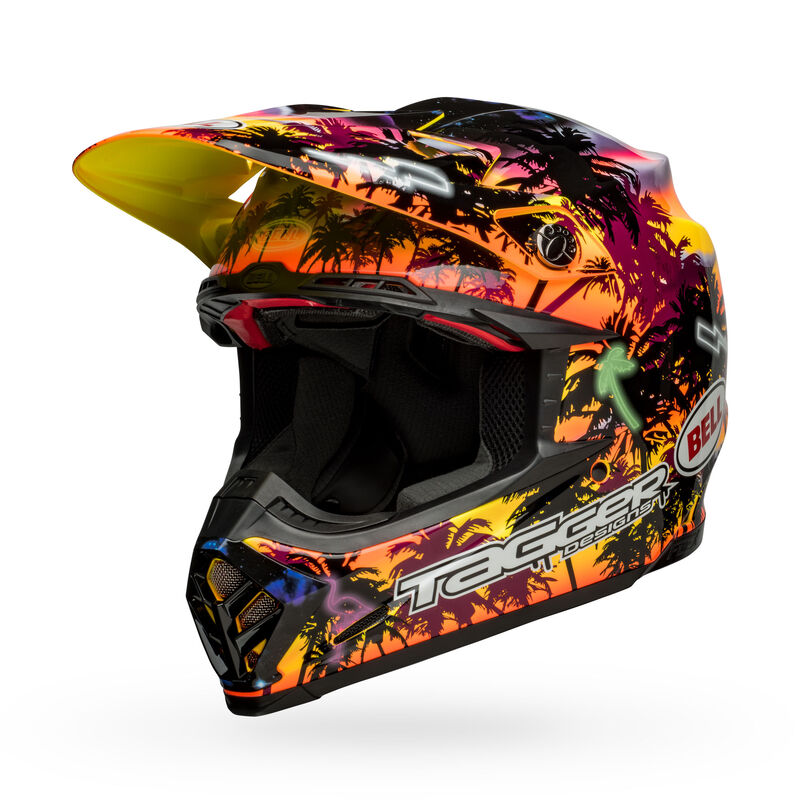 Bell Helmets - Moto-9S Flex 'Tagger Tropical Fever' Off-Road Helmet