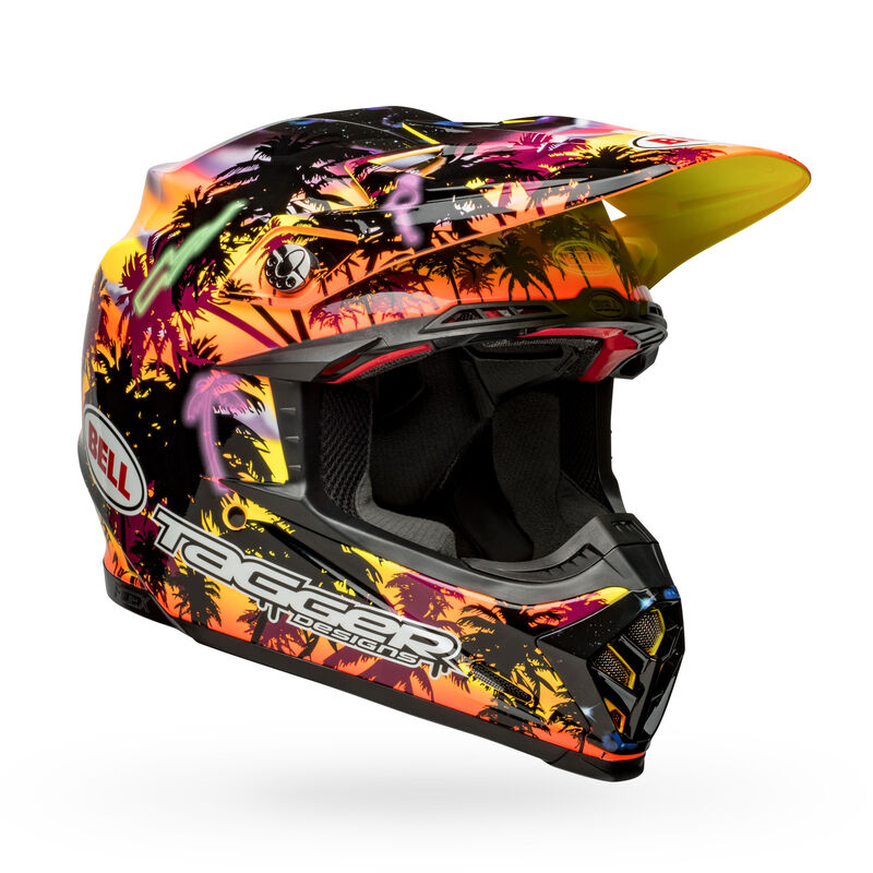 Bell Helmets - Moto-9S Flex 'Tagger Tropical Fever' Off-Road Helmet