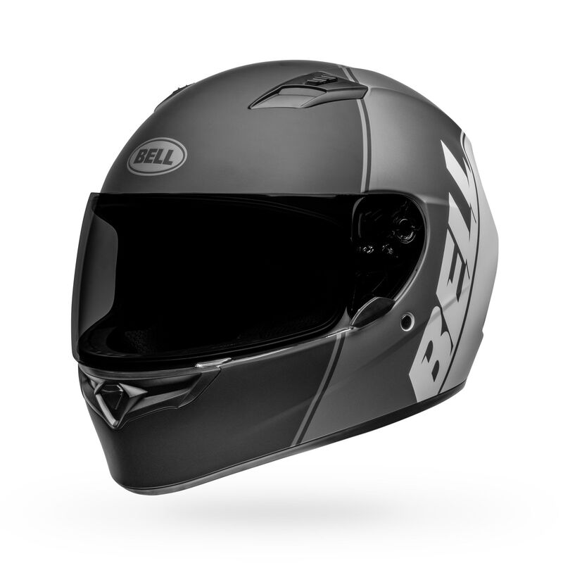 Bell Qualifier Stealth Camo Matte Black/White Helmet - Get Lowered Cycles