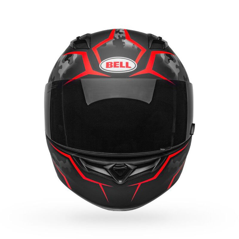 Bell Qualifier Stealth Camo Matte Black/White Helmet - Get Lowered Cycles