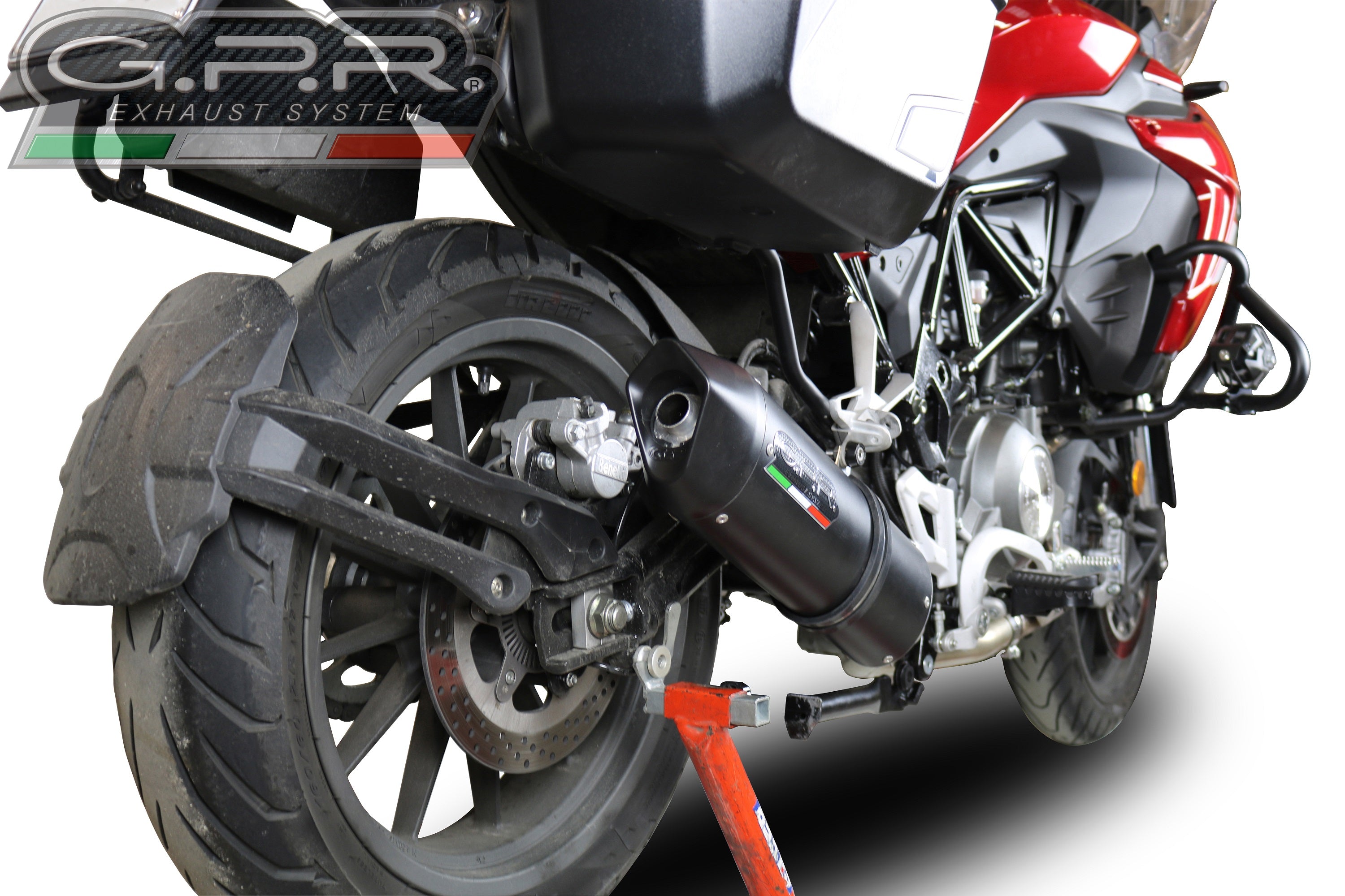 GPR-Exhaust---Furore-Evo4-Nero-Slip-on-for-TRK-502-from-2021-to-2024-dB-Killer-Link-Pipe-Catalyst