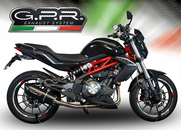 GPR-Exhaust---Furore-Evo4-Poppy-Slip-on-for-BN-302-S-from-2017-to-2024-dB-Killer-Link-Pipe