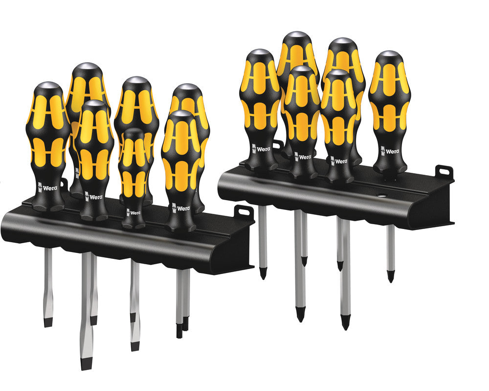 Wera Tools - Big Pack 900 Screwdriver set Kraftform Wera: Chiseldriver and rack