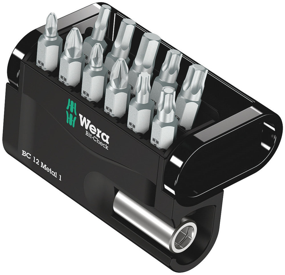 Wera Tools - Bit-Check 12 Metal 1 SB