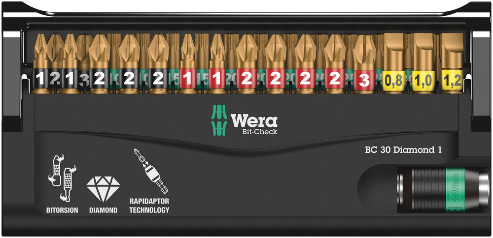 Wera Tools - Bit-Check 30 Diamond 1