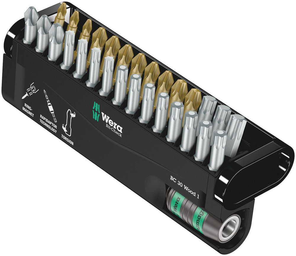 Wera Tools - Bit-Check 30 Wood 1