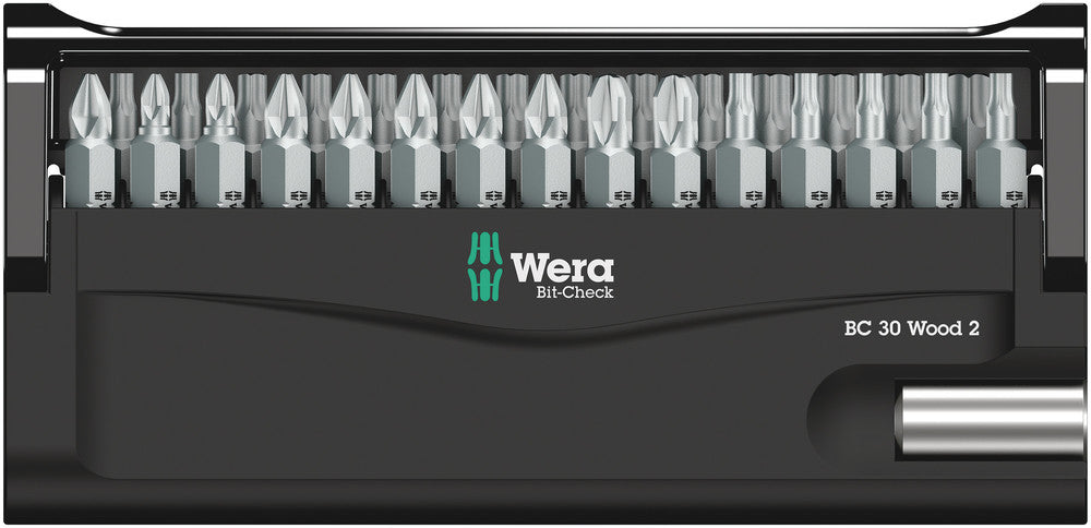 Wera Tools - Bit-Check 30 Wood 2 SB