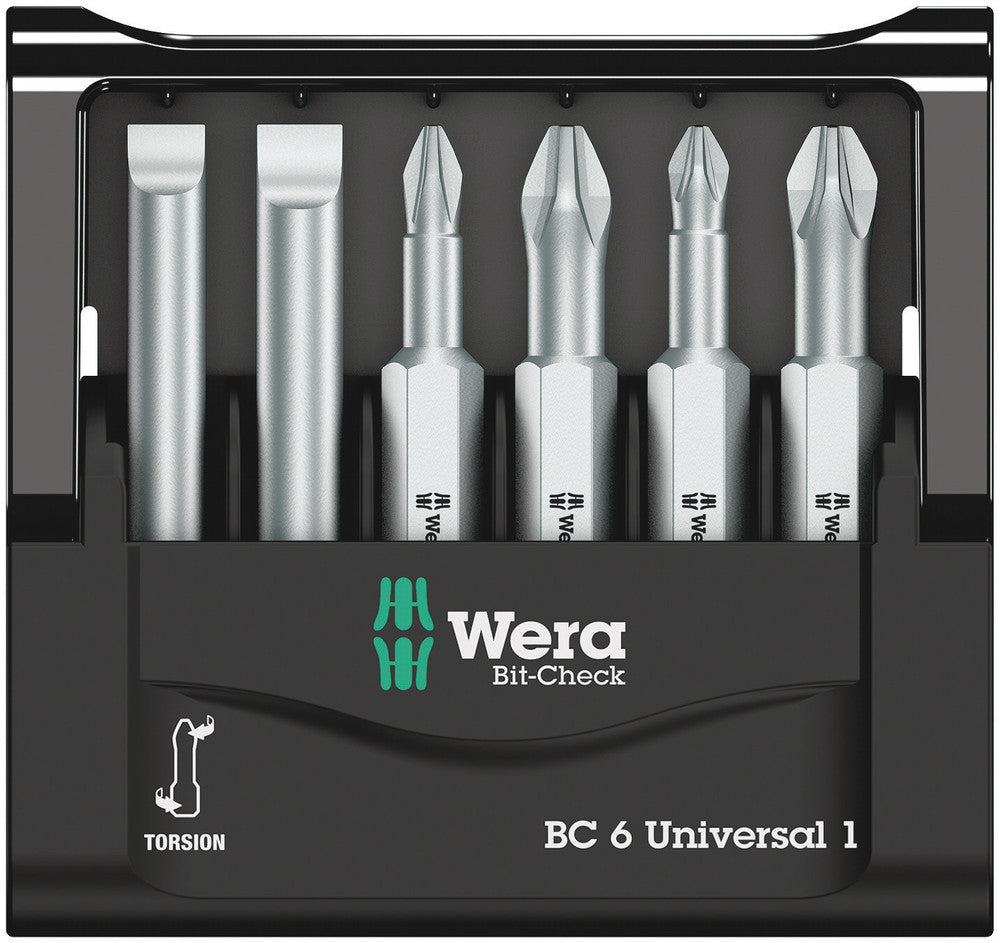 Wera Tools - Bit-Check 6 Universal 1 SB