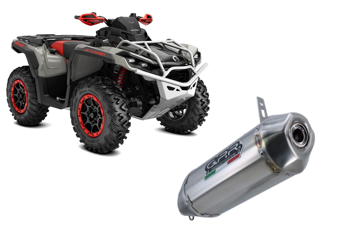 GPR-Exhaust---PENTACROSS-INOX-Slip-on-for-Outlander-500-MAX-from-2013-to-2015-dB-Killer-Link-Pipe