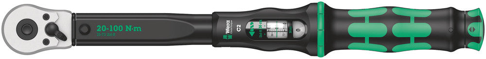 Wera Tools - Click-Torque C 2 torque wrench with reversible ratchet, 20-100 Nm