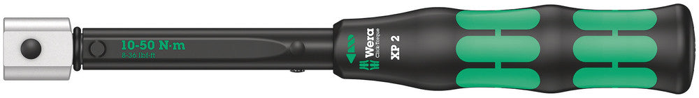Wera Tools - Click-Torque XP 2 pre-set adjustable torque wrench for insert tools, 10-50 Nm, 10 Nm