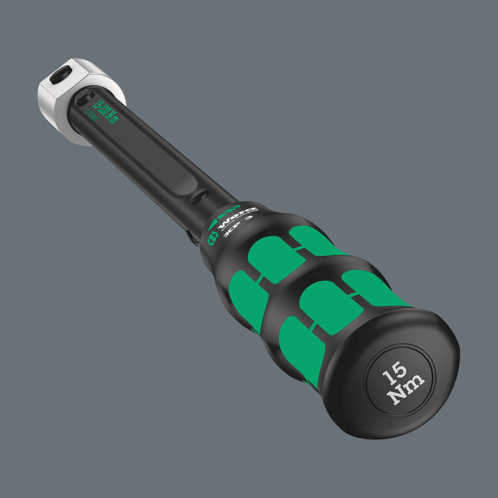 Wera Tools - Click-Torque XP 3 pre-set adjustable torque wrench for insert tools, 15-100 Nm, 15 Nm