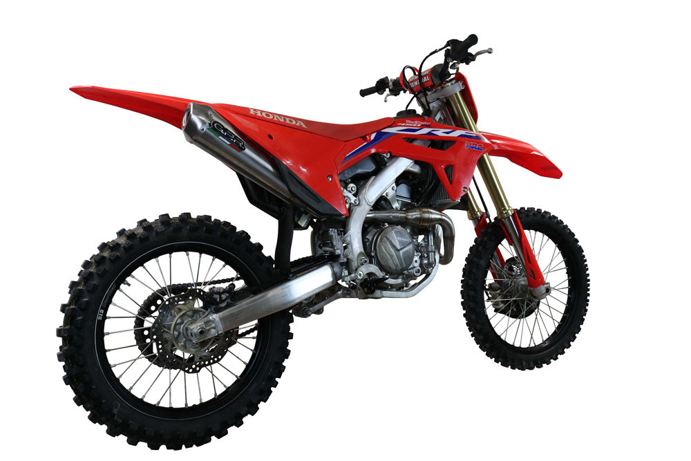 GPR-Exhaust---Pentacross-Inox-Full-Line-for-CRF-450-R-RX-from-2021-to-2025-dB-Killer-Spark-Arrestor