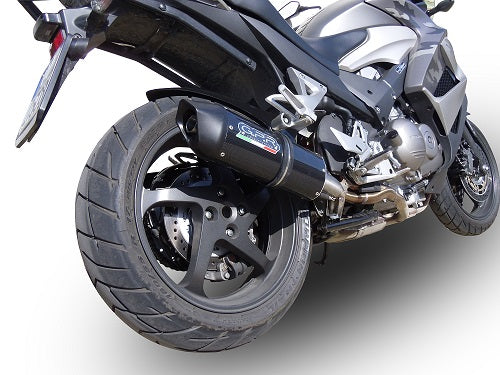 GPR-Exhaust---Furore-Nero-Slip-on-for-VFR-800-X-Crossrunner-800-from-2011-to-2014-dB-Killer-Link-Pipe