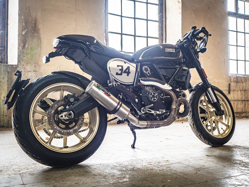 GPR-Exhaust---M3-Titanium-Natural-Slip-on-for-Scrambler-800-from-2015-to-2016-dB-Killer-Link-Pipe-Catalyst