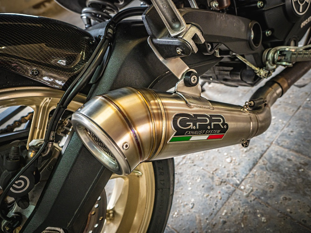 GPR-Exhaust---Powercone-Evo-Slip-on-for-Scrambler-800-from-2017-to-2020-dB-Killer-Link-Pipe-Catalyst