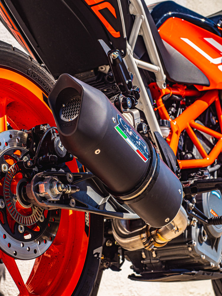 GPR-Exhaust---Furore-Nero-RACING-Slip-on-for-DUKE-125-from-2017-to-2020-Link-Pipe