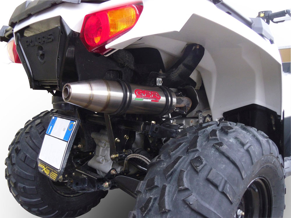 GPR-Exhaust---Deeptone-Atv-Silencer-to-install-with-original-manifold-for-Sportsman-550-H.O.-/-EPS-/-EFI-from-2009-to-2014-dB-Killer-Link-Pipe