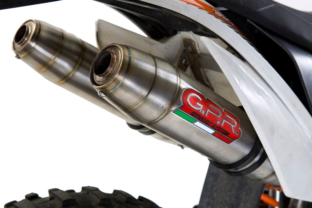 GPR-Exhaust---Deeptone-Inox-Double-Slip-on-for-Freeride-350-4T-from-2012-to-2017-dB-Killer-Link-Pipes