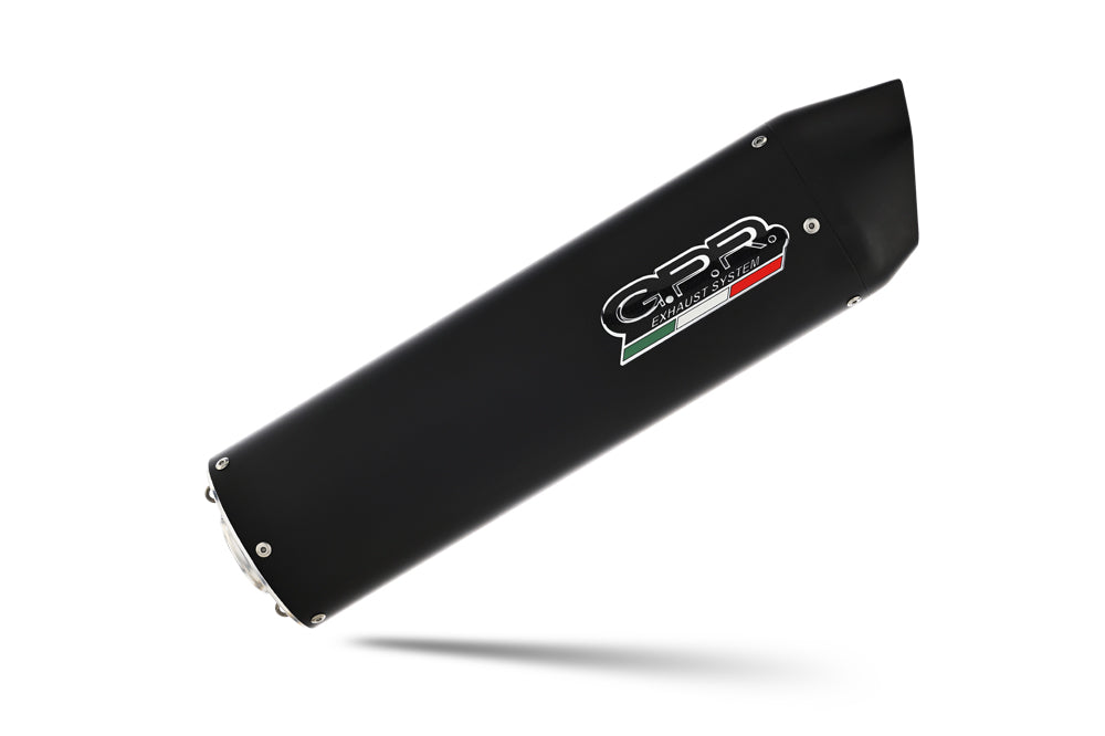 GPR-Exhaust---Furore-Evo4-Nero-Slip-on-for-650DSX-from-2021-to-2024-dB-Killer-Link-Pipe-Catalyst