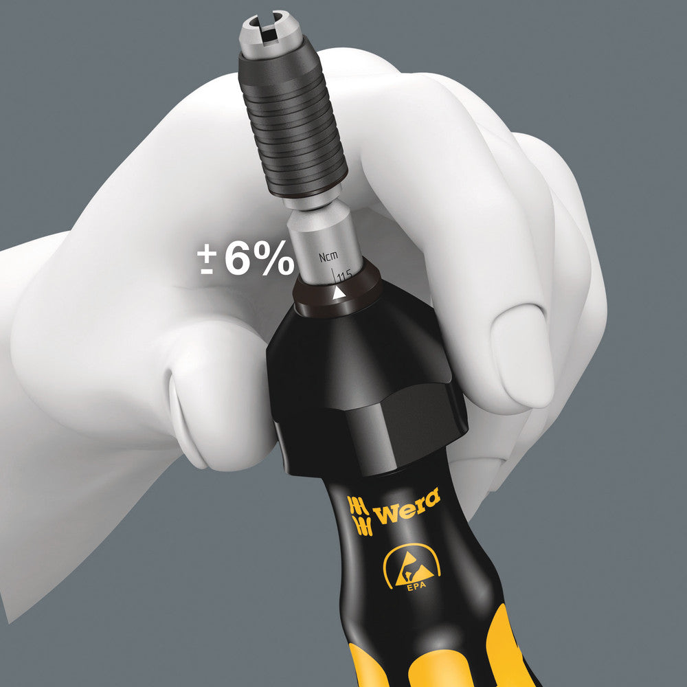 Wera Tools - Series 7400 ESD Kraftform adjustable torque screwdrivers (0.1-1.0 Nm)