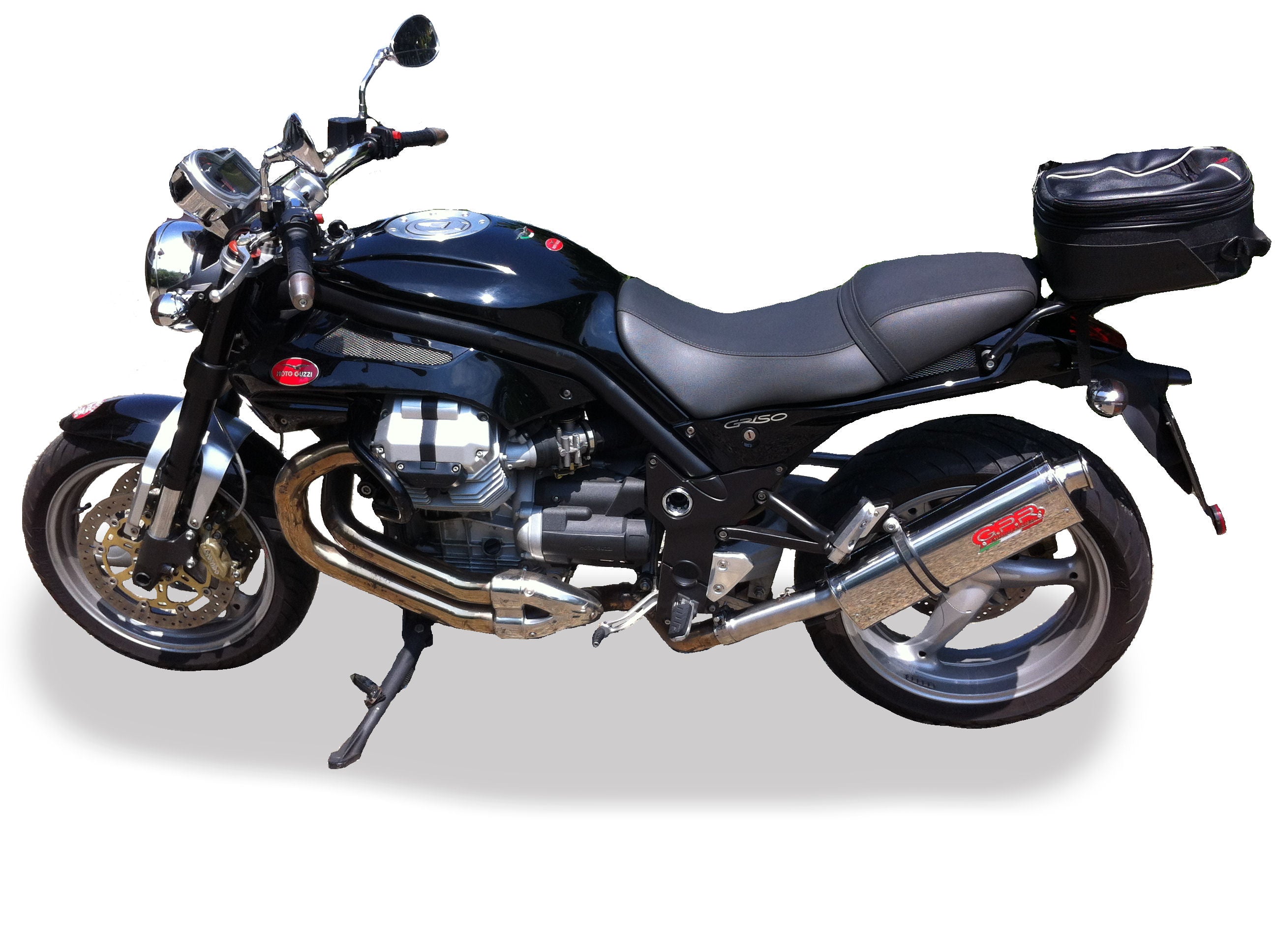 GPR-Exhaust---Trioval-Slip-on-for-Griso-1200-8V-from-2007-to-2016-dB-Killer-Link-Pipe-Catalyst
