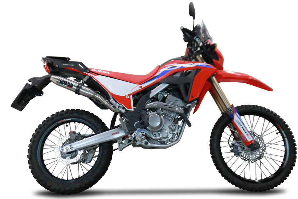 GPR-Exhaust---Deeptone-Inox-RACING-Slip-on-for-CRF-300-L-Rally-from-2021-to-2024-Link-Pipe-Dbkiller