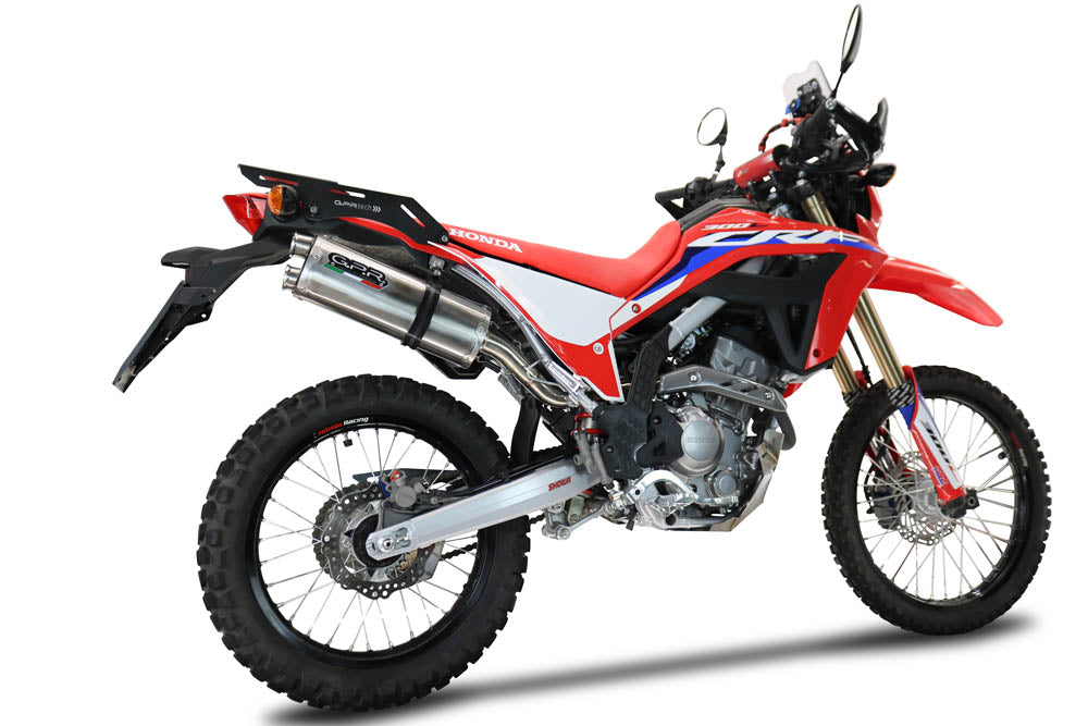 GPR-Exhaust---Dual-Inox-RACING-Slip-on-for-CRF-300-L-Rally-from-2021-to-2024-Link-Pipe-Dbkiller