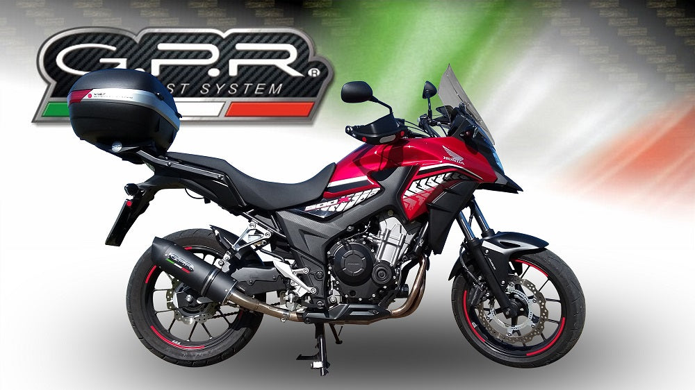 GPR-Exhaust---Furore-Evo4-Nero-Slip-on-for-CB-400-X-from-2016-to-2018-dB-Killer-Link-Pipe
