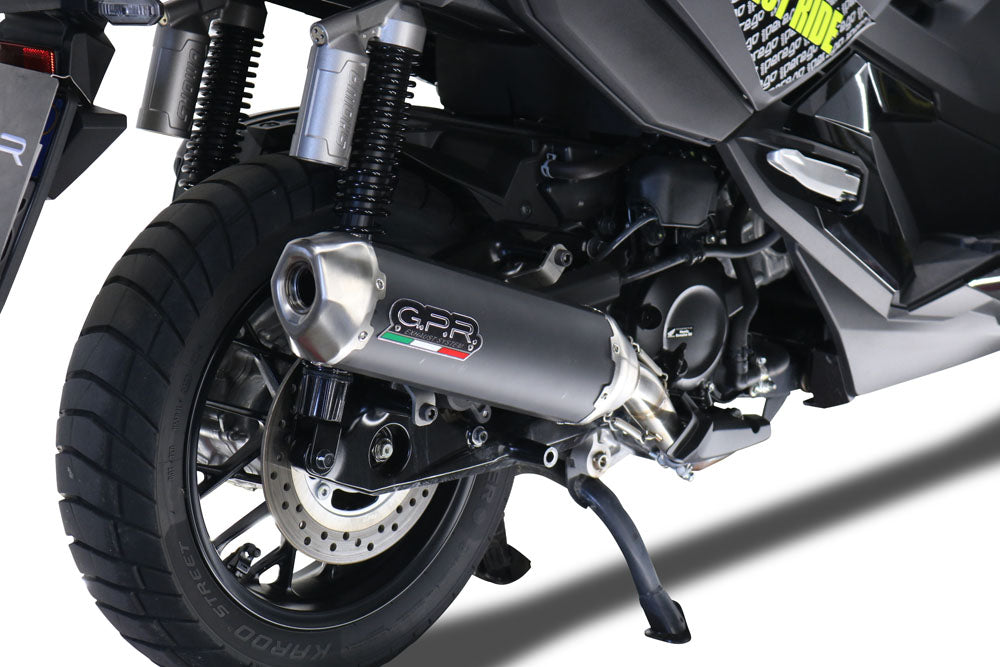 GPR-Exhaust---Pentascooter-Slip-on-for-Forza-350-from-2021-to-2024-dB-Killer-Link-Pipe-Catalyst