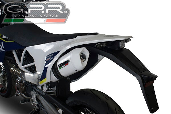 GPR-Exhaust---Albus-Evo4-Slip-on-for-Enduro-701-from-2017-to-2020-dB-Killer-Link-Pipe-Catalyst