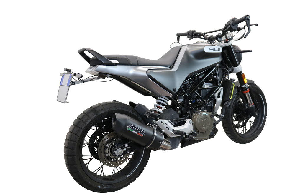 GPR-Exhaust---Furore-Evo4-Nero-Slip-on-for-Svartpilen-401-from-2020-to-2020-dB-Killer-Link-Pipe