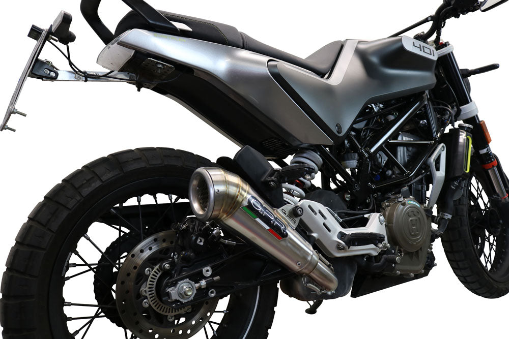 GPR-Exhaust---Powercone-Evo-Slip-on-for-Svartpilen-401-from-2020-to-2020-dB-Killer-Link-Pipe